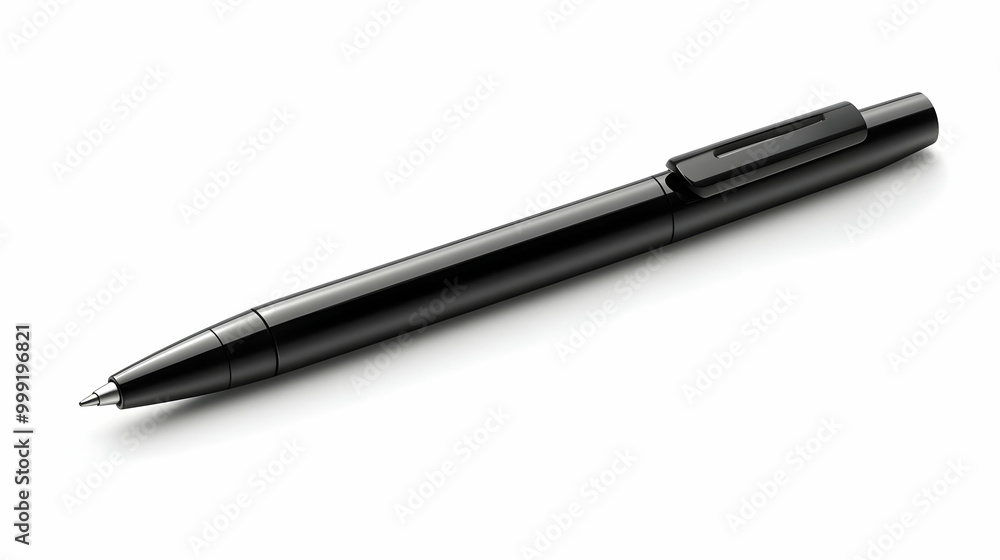 Black Ballpoint Pen: Classic Design, Smooth Writing Black Ballpoint Pen: Classic Design, Smooth Writing