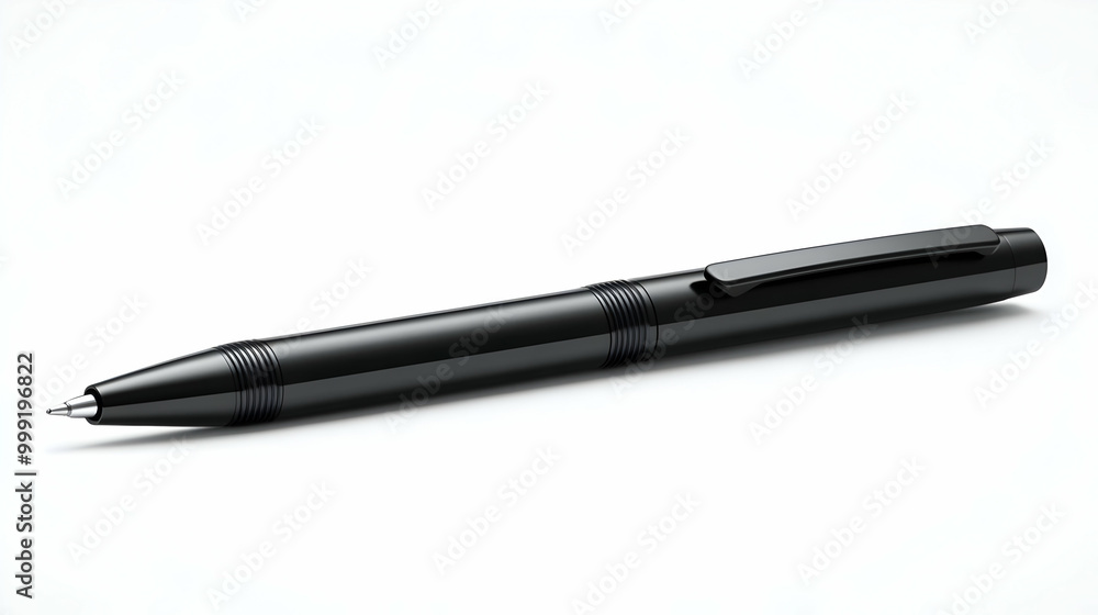 Sleek Black Pen with a Smooth Finish - Perfect for Writing and Note-Taking Sleek Black Pen with a Smooth Finish - Perfect for Writing and Note-Taking