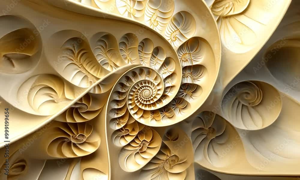 Spiraling Shells Abstract Art Spiraling Shells Abstract Art