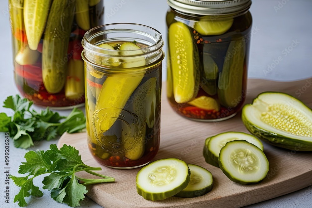 Homemade Pickles in a Jar - Fresh, Tangy, and Crunchy Snack Homemade Pickles in a Jar - Fresh, Tangy, and Crunchy Snack