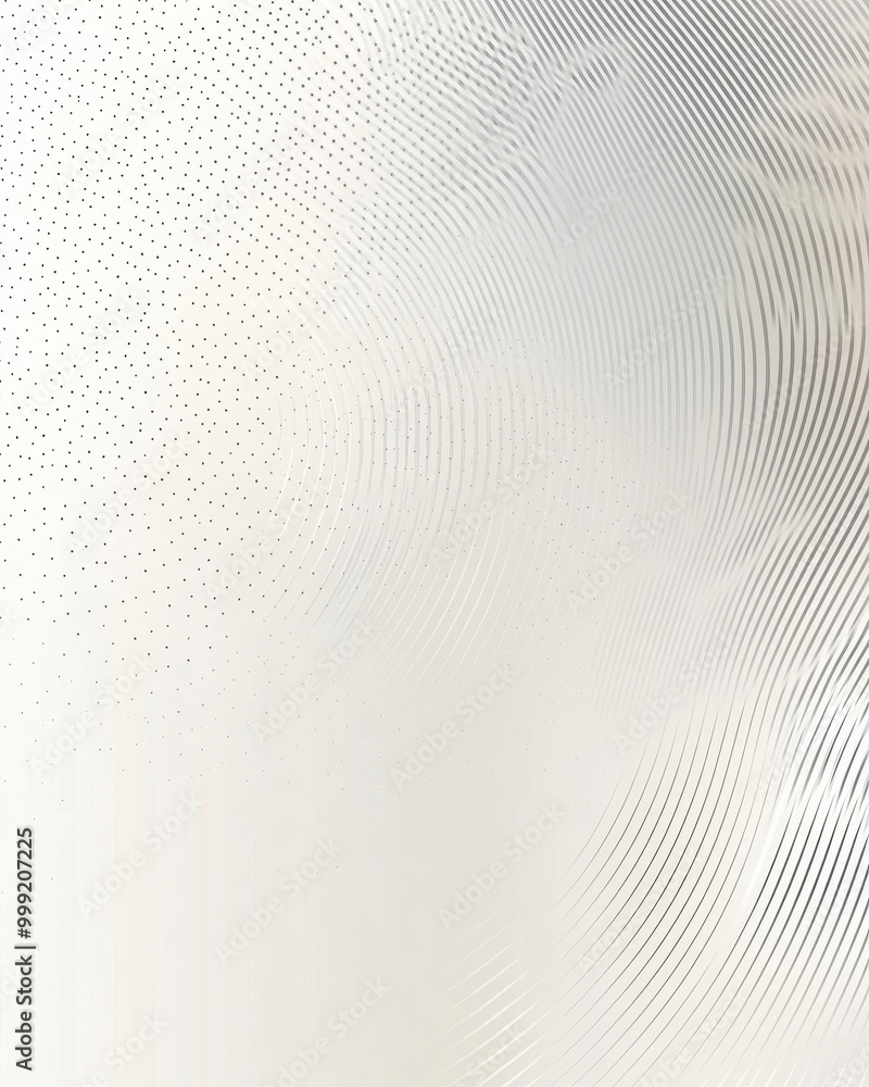 Abstract White and Gray Curved Lines and Dots Pattern Background. Abstract White and Gray Curved Lines and Dots Pattern Background.