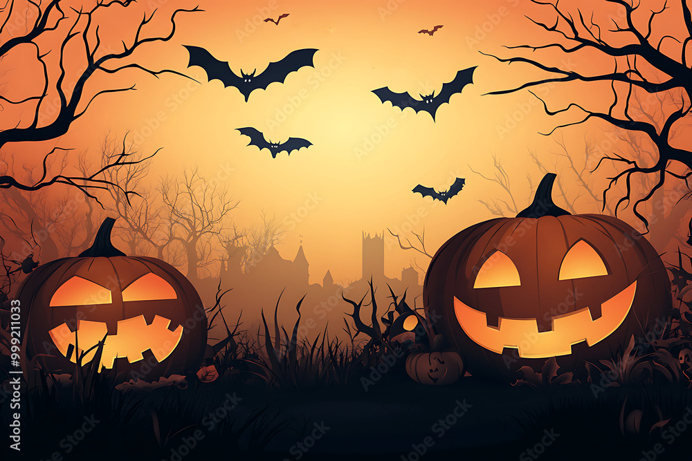 halloween jack o lantern festive illustration halloween jack o lantern festive illustration