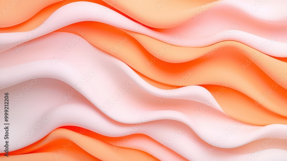 Abstract Orange and White Wavy Background Texture for Design Abstract Orange and White Wavy Background Texture for Design