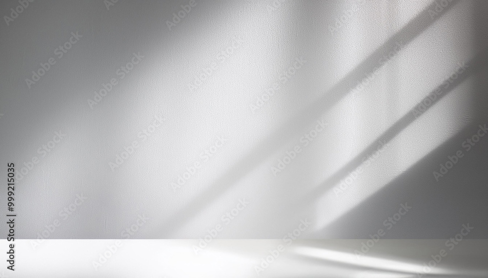Wall interior background, studio and backdrops show products. with shadow from window color white and grey. Wall interior background, studio and backdrops show products. with shadow from window color white and grey.
