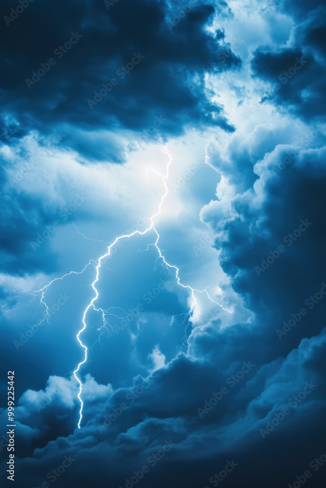 A vibrant bolt of lightning illuminates a dark, cloudy sky, creating an intense and dramatic scene full of energy and contrast. A vibrant bolt of lightning illuminates a dark, cloudy sky, creating an intense and dramatic scene full of energy and contrast.