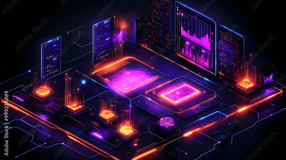 Data Processing: Exploring a Network of Circuits with Glowing Lights Data Processing: Exploring a Network of Circuits with Glowing Lights