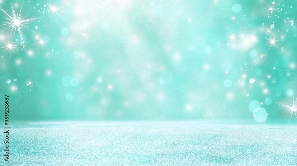 Enchanting blue and turquoise light waves dance gracefully over a dark green backdrop in a mesmerizing evening ambiance Enchanting blue and turquoise light waves dance gracefully over a dark green backdrop in a mesmerizing evening ambiance