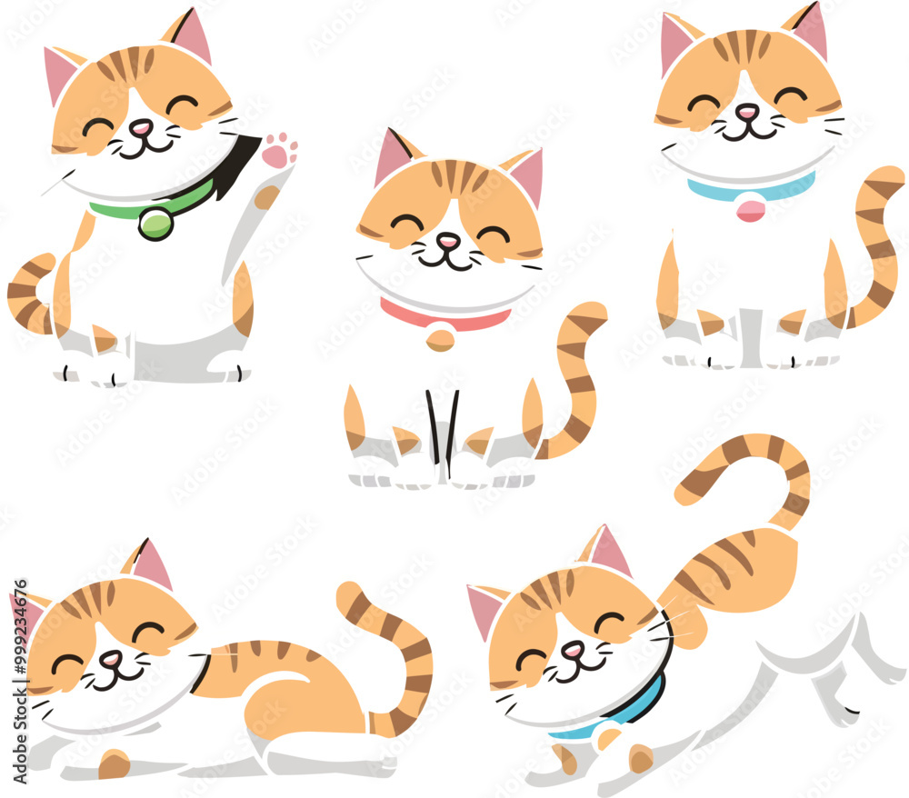 A set of ca icon vector illustration A set of ca icon vector illustration