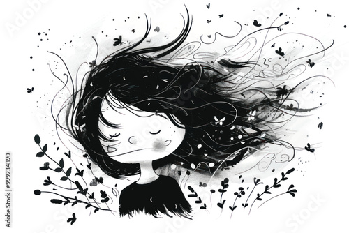 Book art publication illustrated.