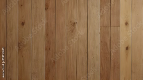 Top view of wood or plywood for backdrop, light wooden table with nature pattern and color, abstract background Generative AI