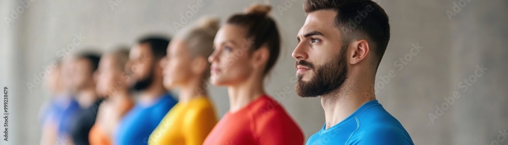 Diverse Group of People Engaging in Exercise Activities Diverse Group of People Engaging in Exercise Activities