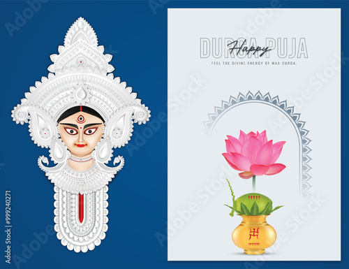 Happy Durga Puja, Goddess Durga, Maa Durga Face, Durga Puja Poster, Durga Puja, Sale, Offer, Durga. Face, frame. Story, Durga Puja Banner, border, Durga Puja post, Banner,   
