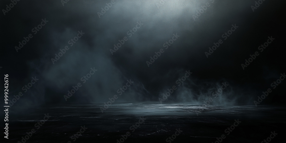 Eerie Mist on Dark Background Eerie Mist on Dark Background