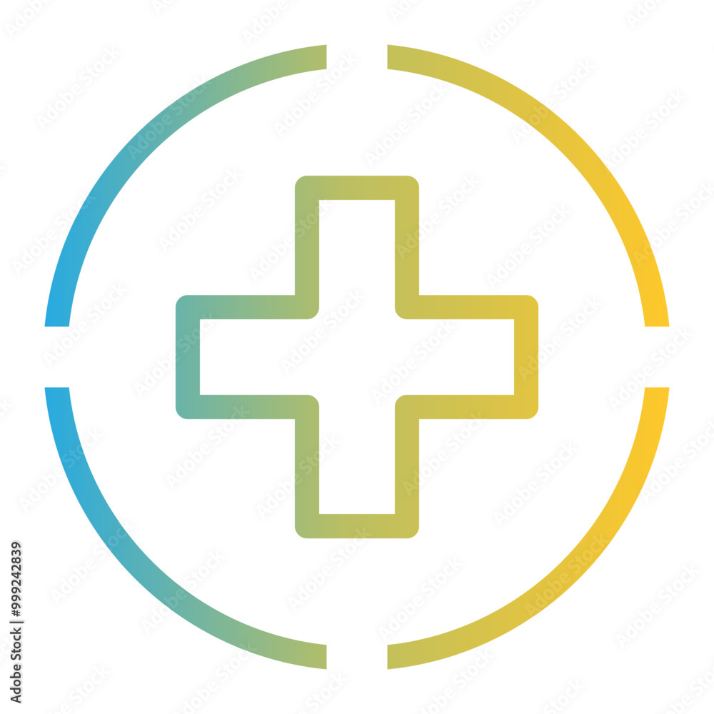 Mental Health icon on line gradient style Mental Health icon on line gradient style