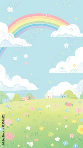 rawpixel_office_29_minimal_chibi_kawaii_style_of_rainbow_and_cl_316d666d-cae1-42c1-a797-4850e9a811af-j