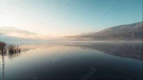 Lake in the morning