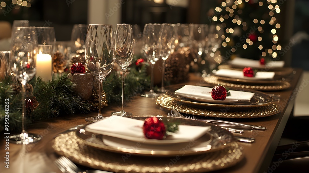 table set for a party, christmas table, christmas decoration, christmas table setting table set for a party, christmas table, christmas decoration, christmas table setting