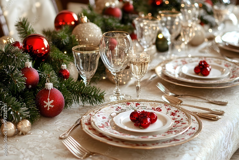 table set for a party, christmas table, christmas decoration, christmas table setting table set for a party, christmas table, christmas decoration, christmas table setting