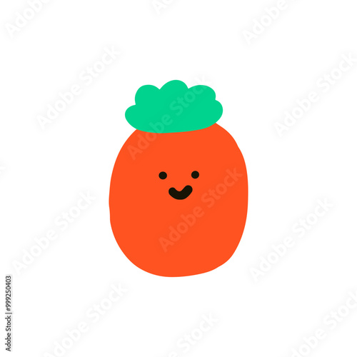 tomato icon cartoon vector illustration