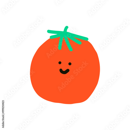 tomato icon cartoon vector illustration