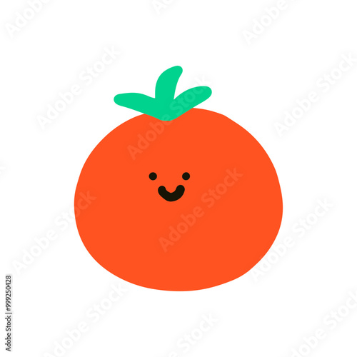 tomato icon cartoon vector illustration