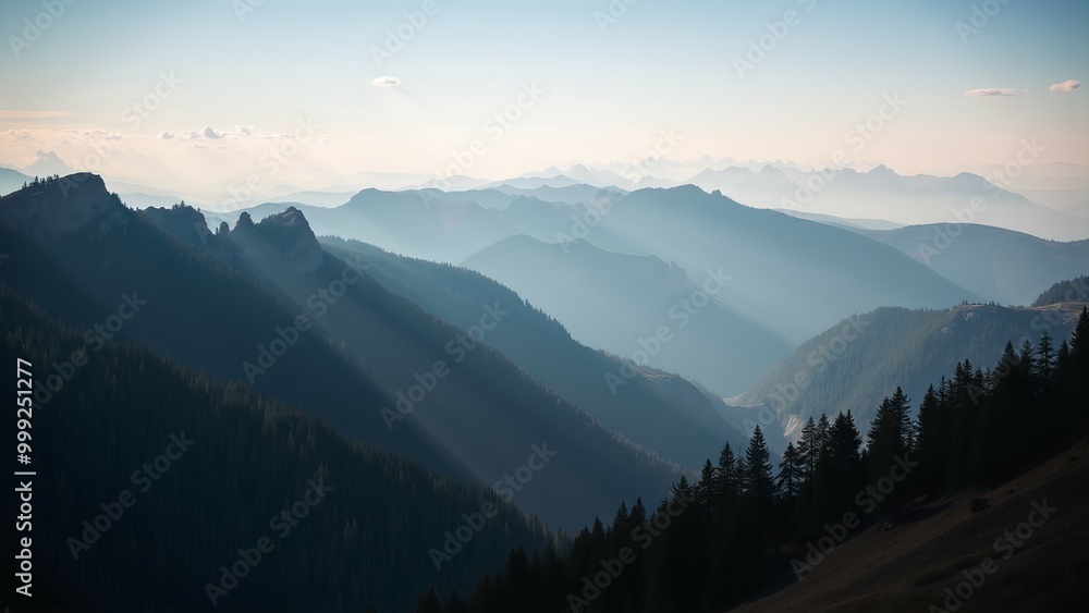 Obraz premium mountain range peak mountain view mountains mountains