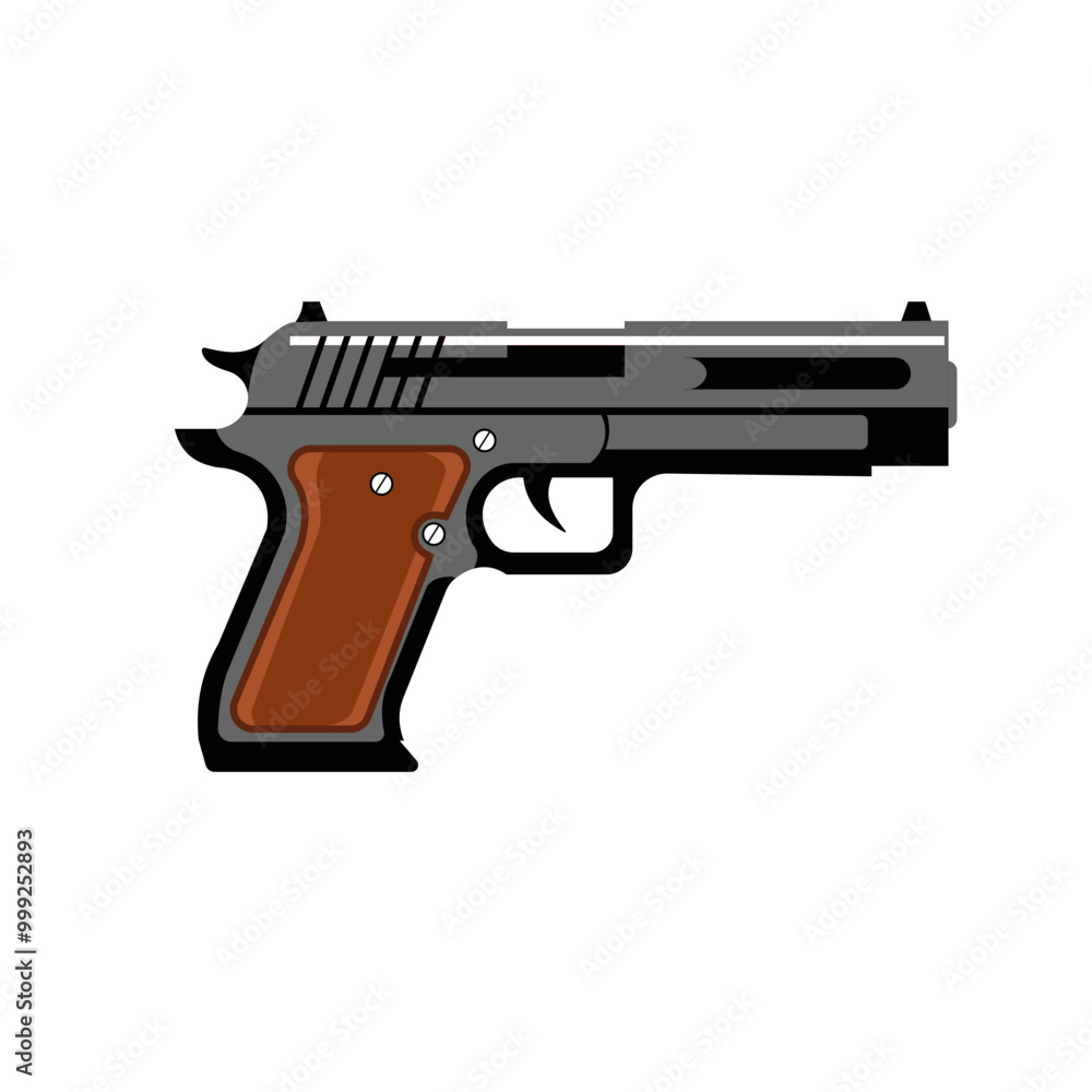 Pistol Gun Vector Illustration. Head shot. Weapon Icon Illustration. Pistol Cartoon Logo Vector Flat Cartoon Style Suitable for Web Landing Page, Banner, Flyer, Sticker, Card, Background Pistol Gun Vector Illustration. Head shot. Weapon Icon Illustration. Pistol Cartoon Logo Vector Flat Cartoon Style Suitable for Web Landing Page, Banner, Flyer, Sticker, Card, Background