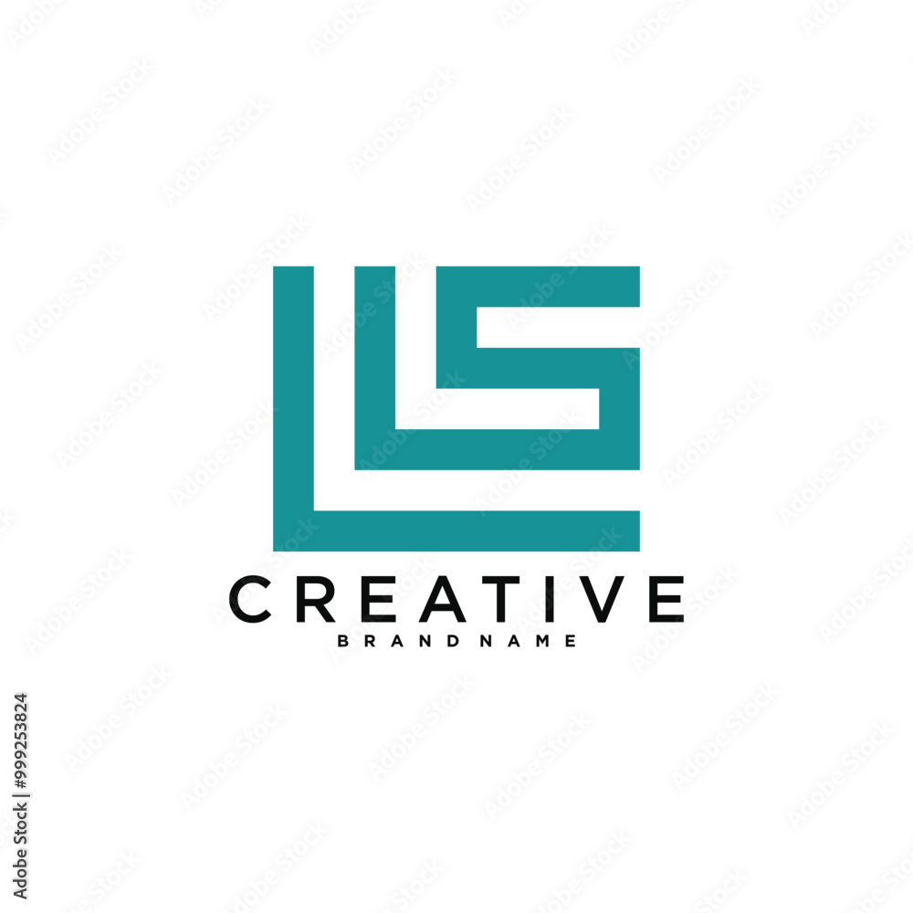 LS or SL letter logo design. Creative L S letter icon. Premium Vector LS or SL letter logo design. Creative L S letter icon. Premium Vector