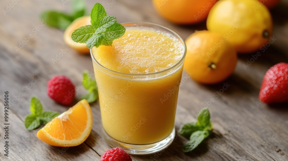 Miniature fruit tree smoothie, made from small, flavorful fruits like mini oranges and lemons, offering a burst of fresh flavor. Miniature fruit tree smoothie, made from small, flavorful fruits like mini oranges and lemons, offering a burst of fresh flavor.