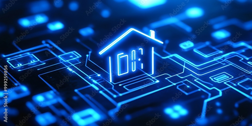 a smart home automation hub, with multiple devices seamlessly connected, demonstrating how IoT simplifies daily routines. a smart home automation hub, with multiple devices seamlessly connected, demonstrating how IoT simplifies daily routines.