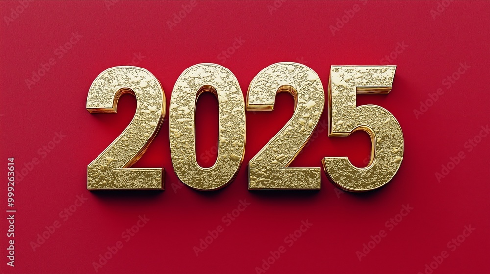 3D Font of text 2025 for new year 3D Font of text 2025 for new year