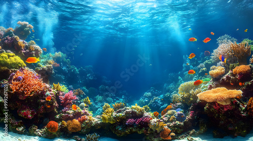 Vibrant Coral Reefs: Exploring Underwater Beauty, Diverse Marine Life, Colorful Formations