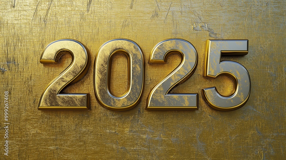 3D Font of text 2025 for new year 3D Font of text 2025 for new year