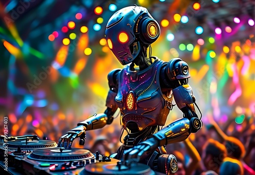 robot DJ photo