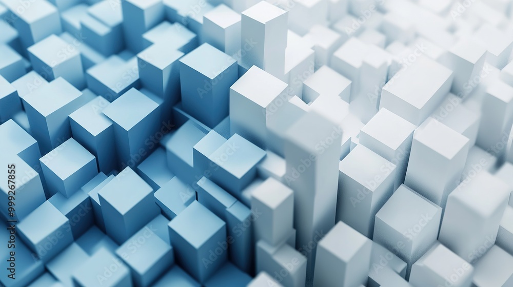 3d isometric clean blue or white cube background. Perfect circle. 2 in 1. 3d isometric clean blue or white cube background. Perfect circle. 2 in 1.