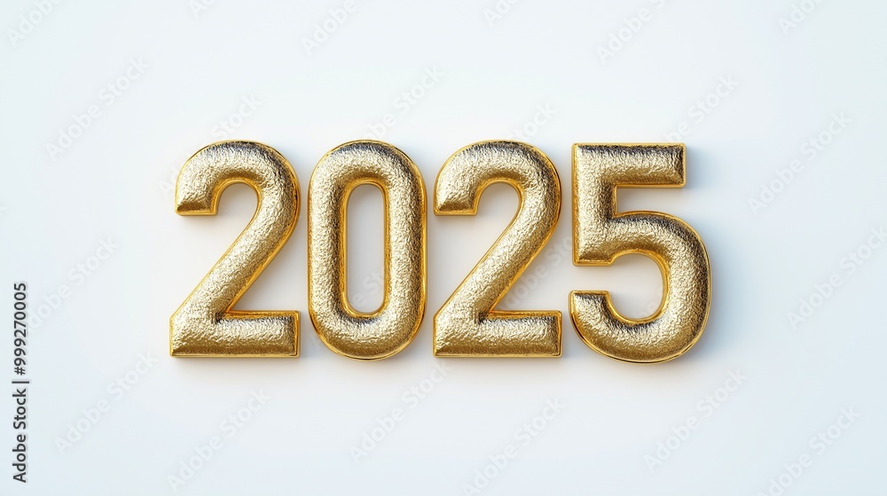 3D Font of text 2025 for new year 3D Font of text 2025 for new year