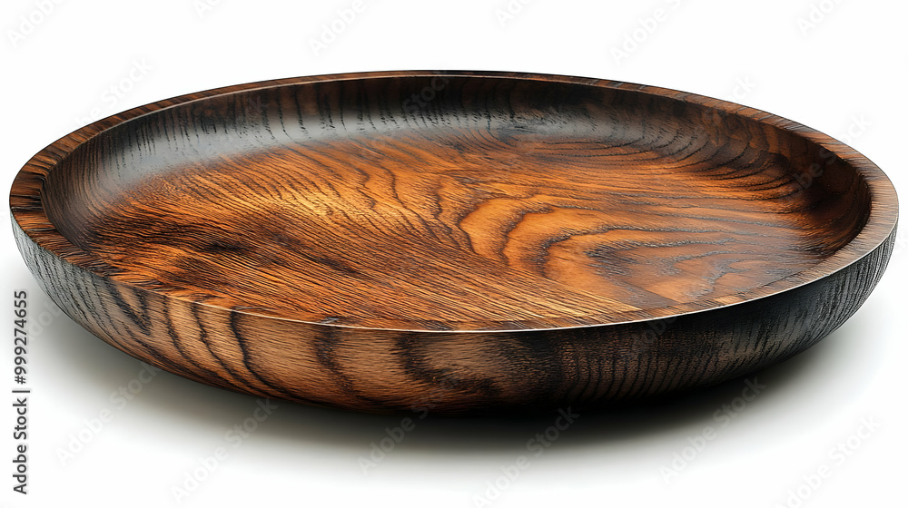 Handcrafted Wooden Serving Bowl - Rustic Kitchen Decor Handcrafted Wooden Serving Bowl - Rustic Kitchen Decor