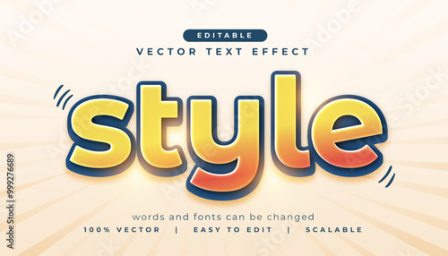 customizable style text effect mockup for modern title