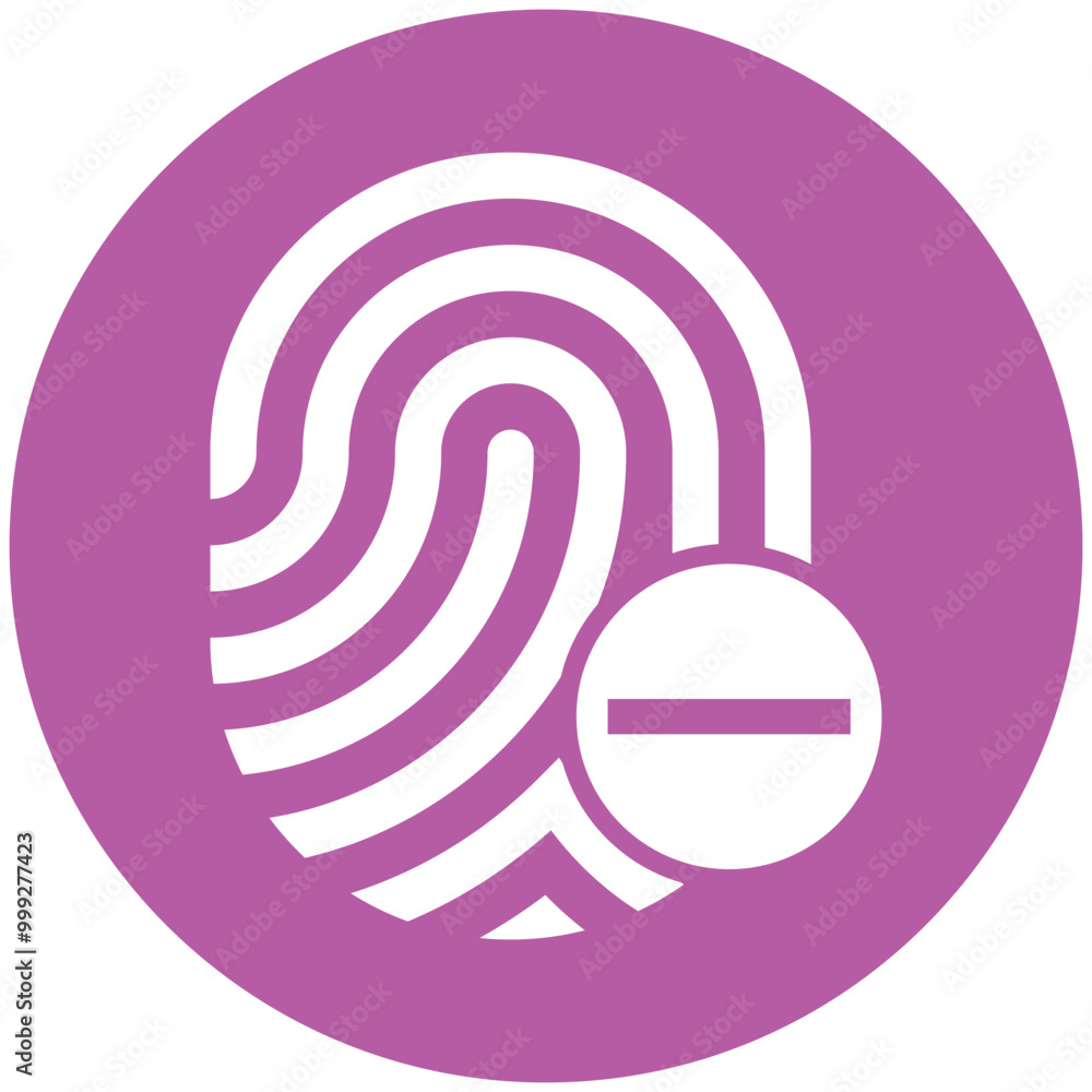 Biometric, fingerprint, identification icon Biometric, fingerprint, identification icon