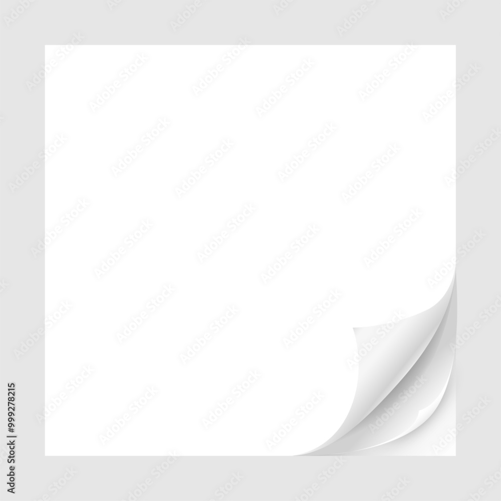 empty twisted page curl sheet template design empty twisted page curl sheet template design