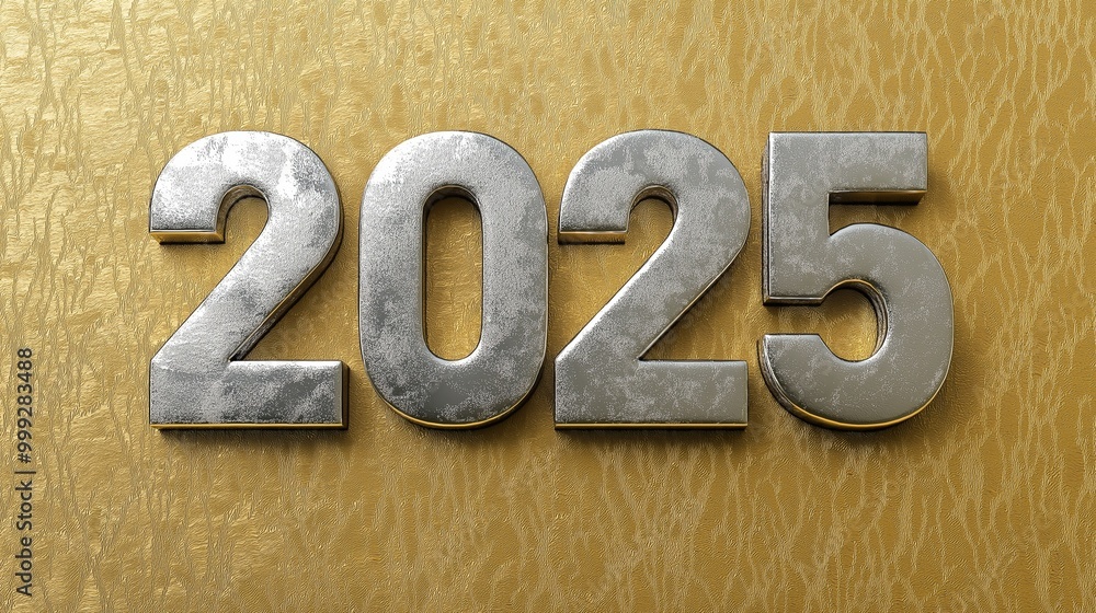 3D Font of text 2025 for new year 3D Font of text 2025 for new year