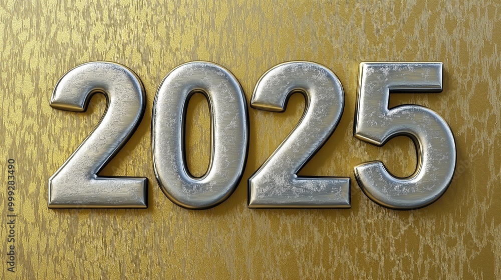 3D Font of text 2025 for new year 3D Font of text 2025 for new year
