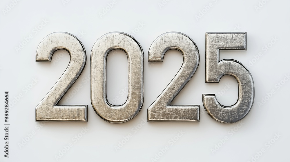 3D Font of text 2025 for new year 3D Font of text 2025 for new year