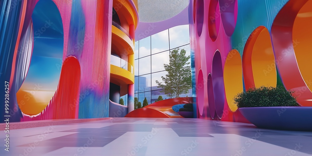 Beautiful view of Texture Design And Installation For Unique City Buildings