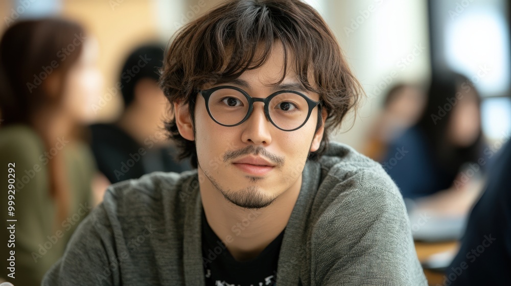 春学期のプロジェクトのための協働学習環境にいる日本の学生 春学期のプロジェクトのための協働学習環境にいる日本の学生