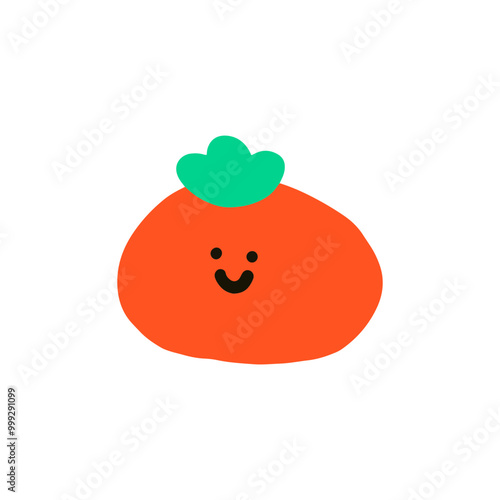 tomato icon cartoon vector illustration