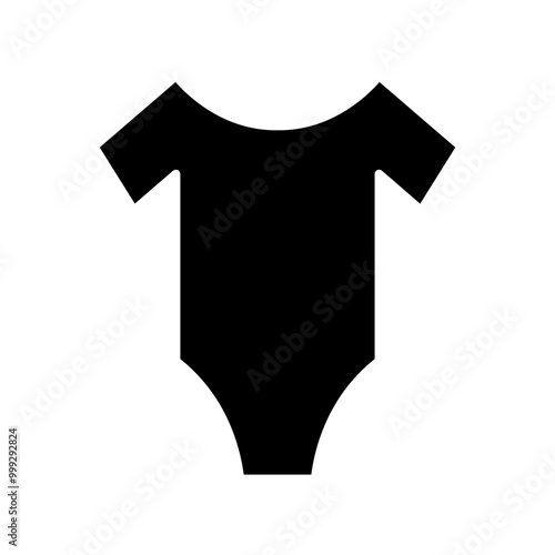 baby dress glyph icon