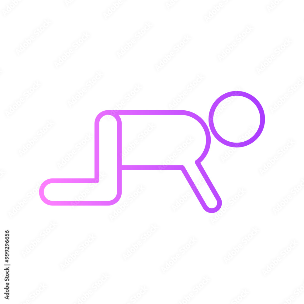 kid gradient icon kid gradient icon