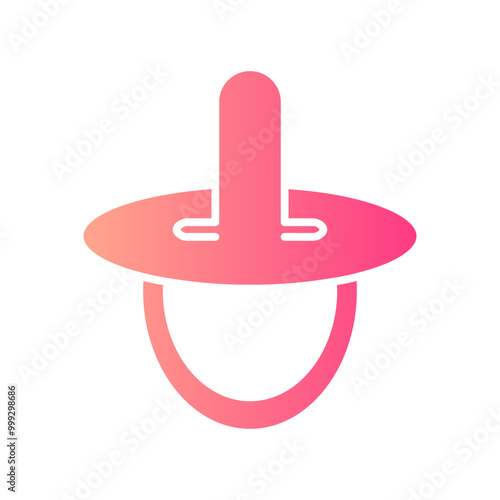 pacifier gradient icon