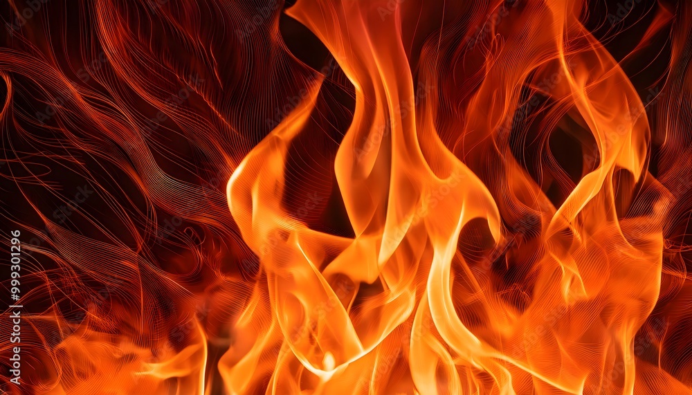 Abstract Flames Burning Bright Abstract Flames Burning Bright